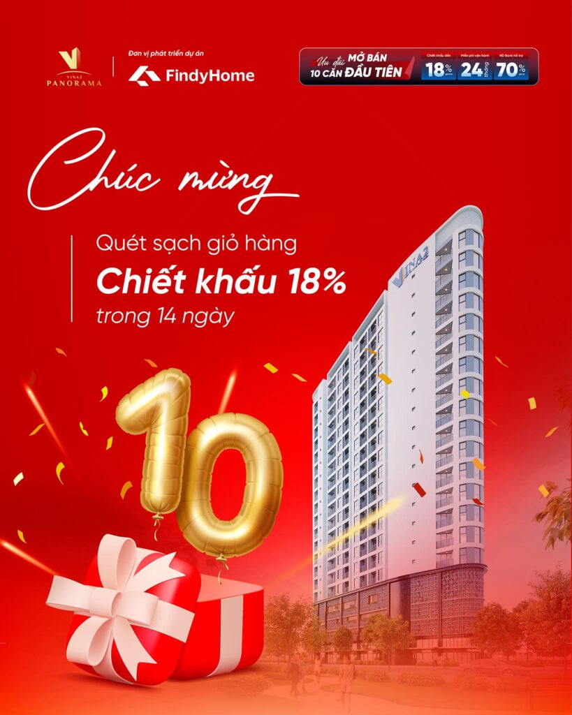 Vina2 Panorama chiết khấu 18%